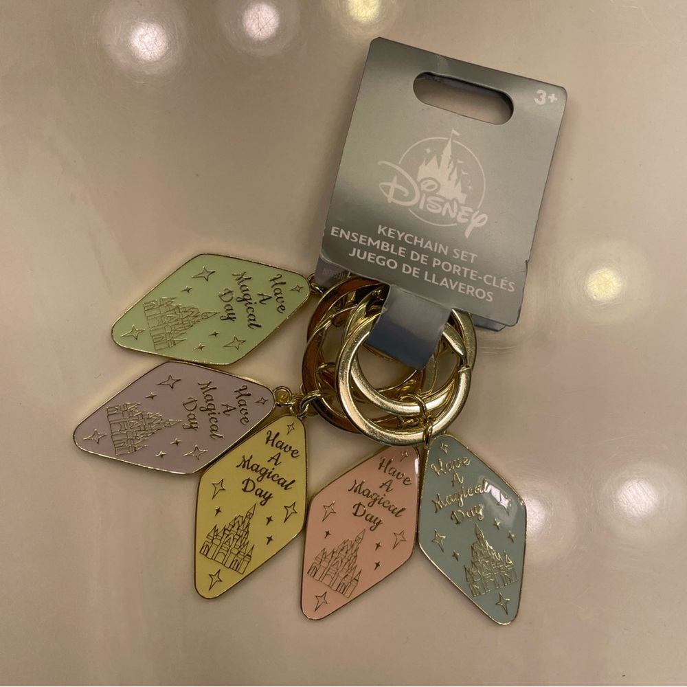 Disney Magical Day Pastel Keychain Set